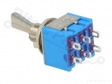Rocker switch mini flat double pole on/on DPDT